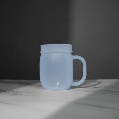 The back of the Death Wish Coffee Unbreakable Spirit Silicone Mug.