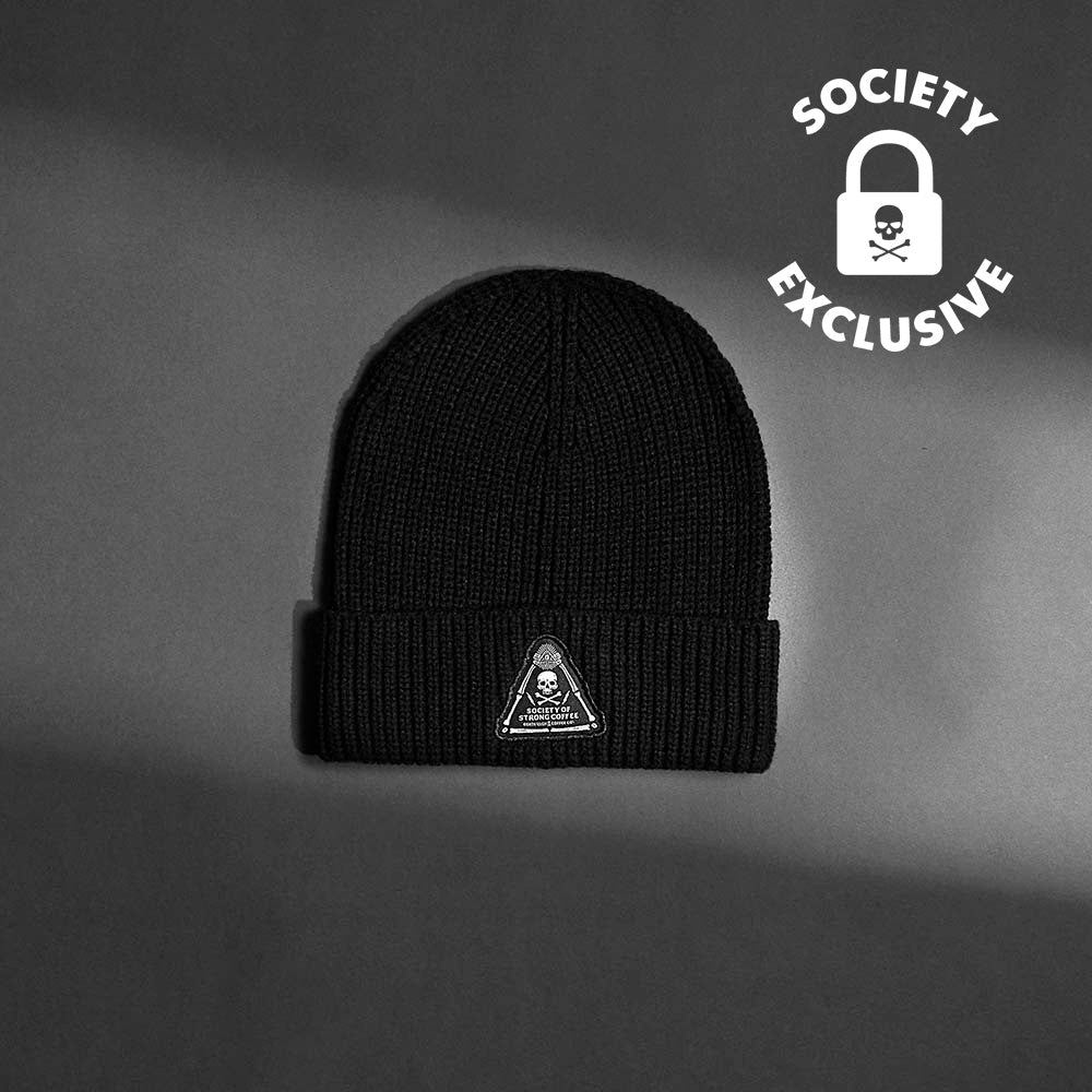 Unlock access to the Death Wish Coffee Society Insignia Beanie.
