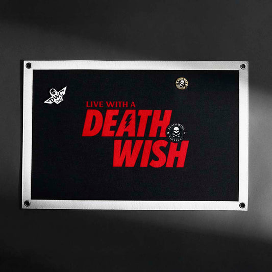 The Death Wish Coffee Doctrine Banner.
