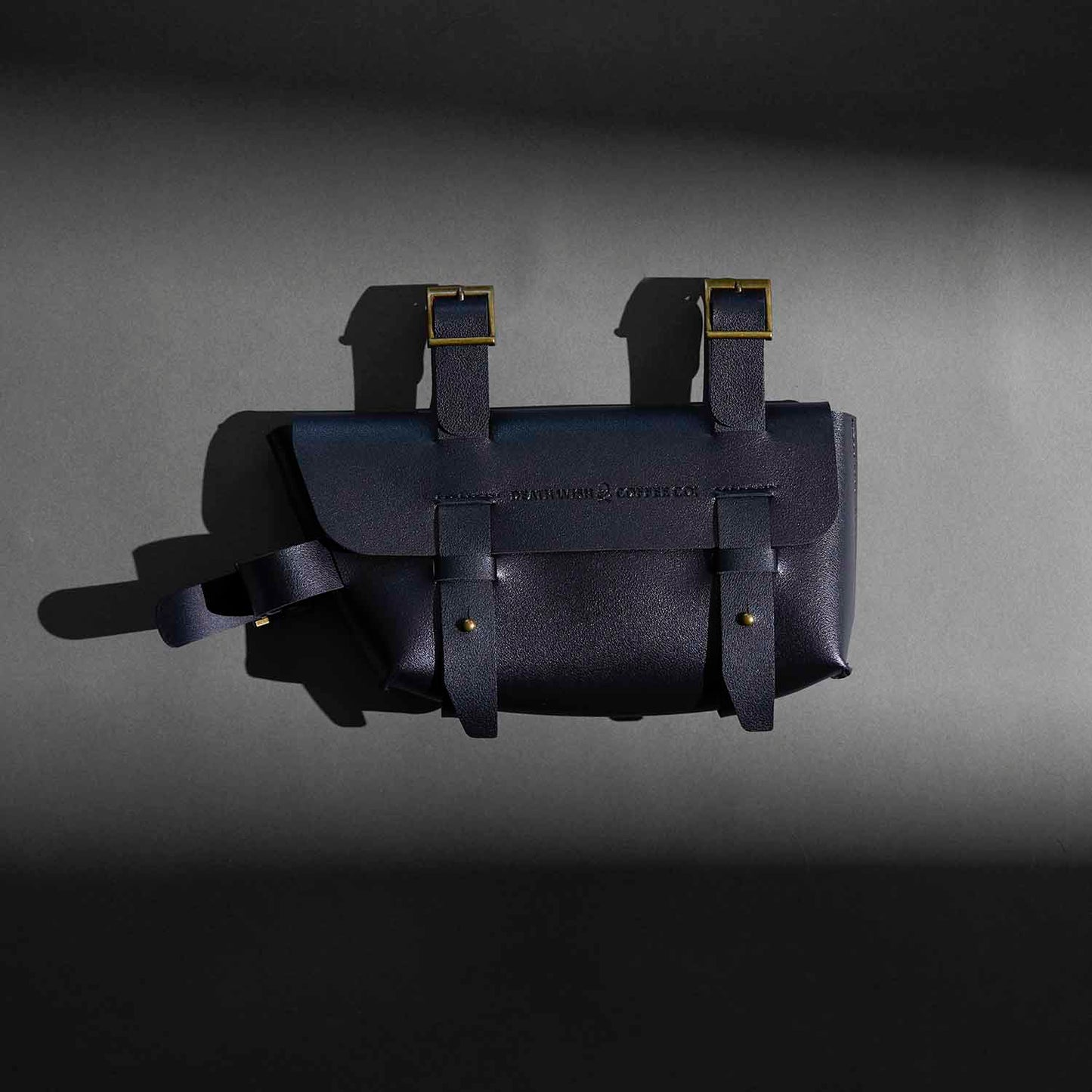 The front of the Death Wish Coffee Secret Stash Satchel.