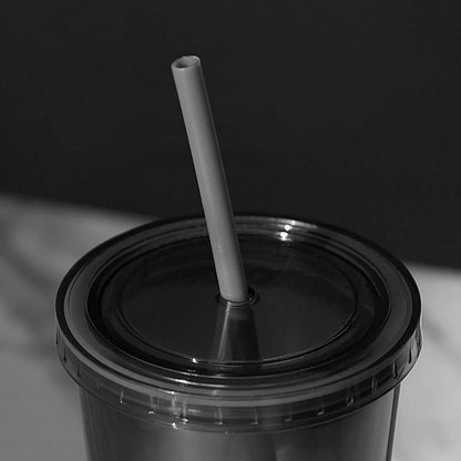 A top down view of the Death Wish Coffee Tumbler.