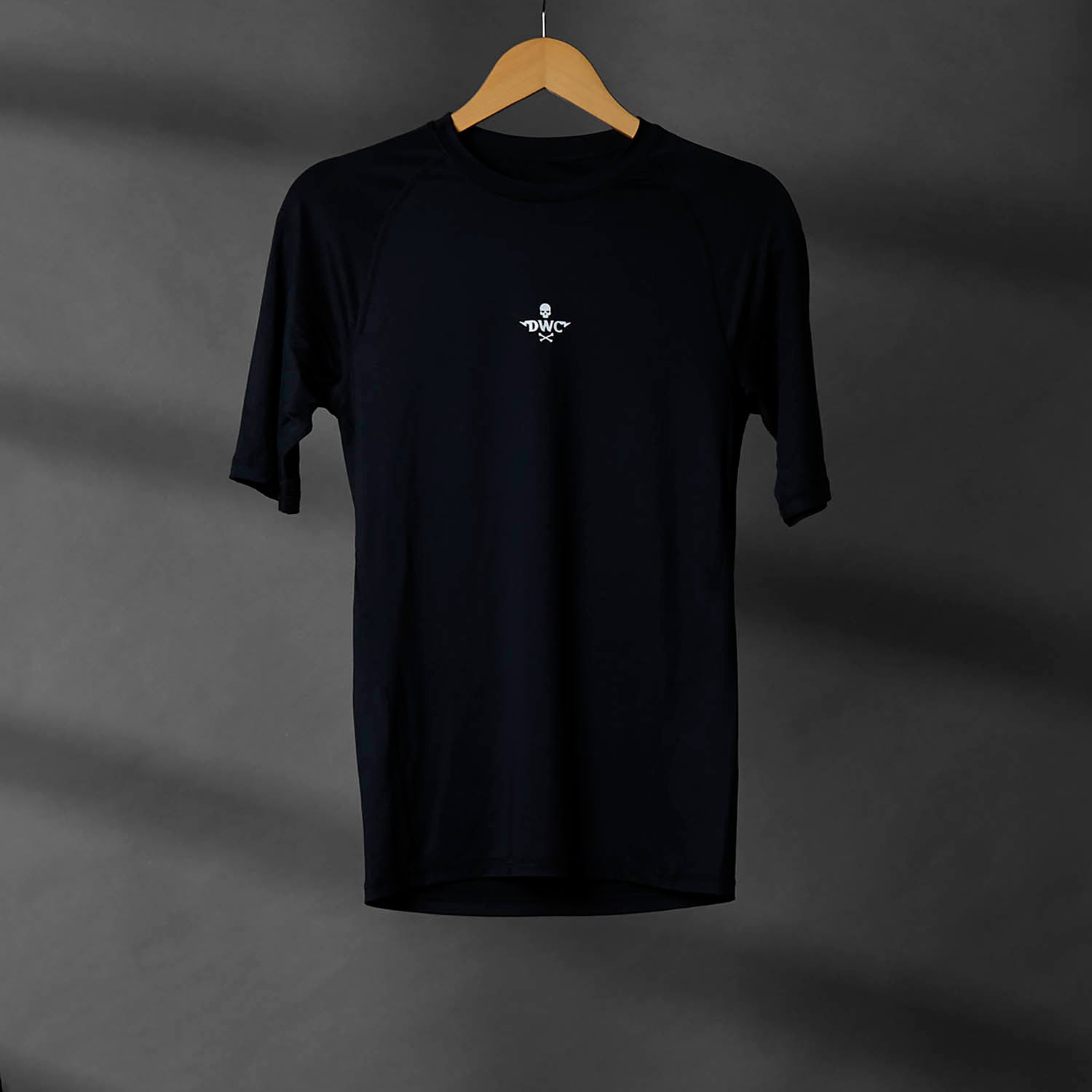 The front of the Death Wish Coffee Bone Dry Cycling Jersey.