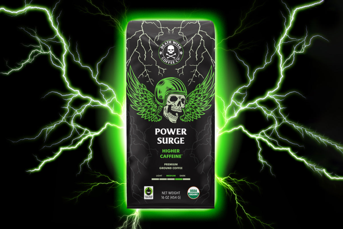 Shop Power Surge Death Wish Coffee.