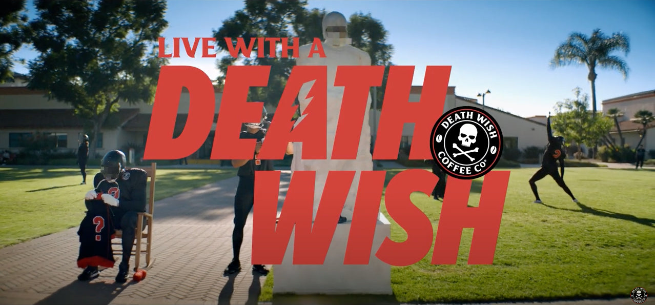 Load video: Death Wish Coffee - Performance Enhancing Coffee